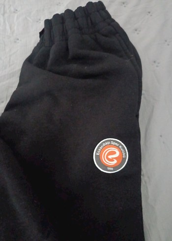 Düğmeli Siyah Kadın Eşofman Altı - Görsel 2