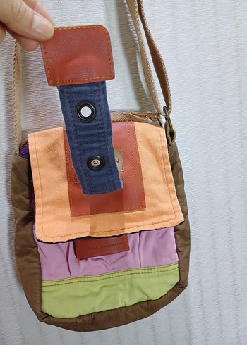 Vintage Renkli  Kadın Çapraz Çanta - Görsel 3