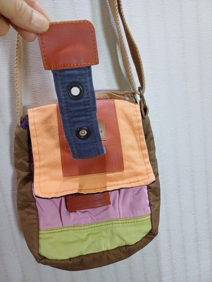 Vintage Renkli  Kadın Çapraz Çanta - Görsel 3