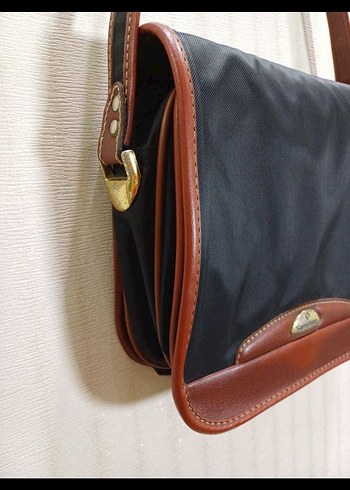 Samsonite Kahverengi Deri Tokalı Kadın Çanta - Görsel 4