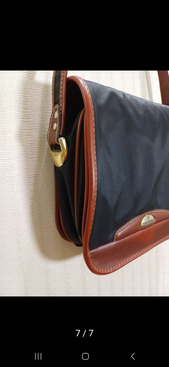 Samsonite Kahverengi Deri Tokalı Kadın Çanta - Görsel 4