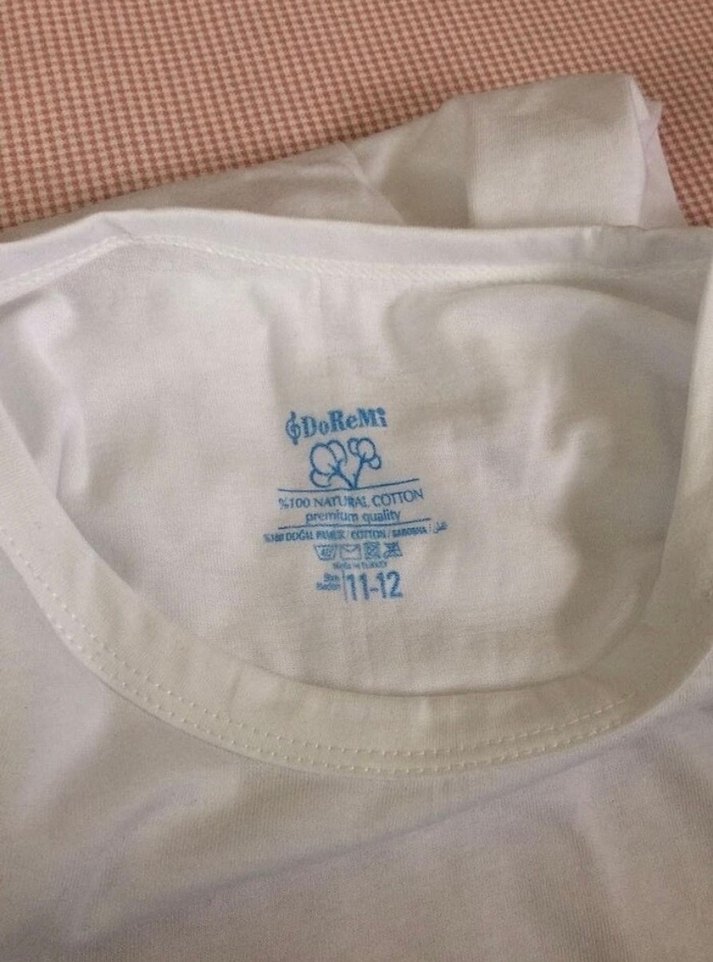 Pamuk 10 yaşa uygun doremi fanila - Görsel 4