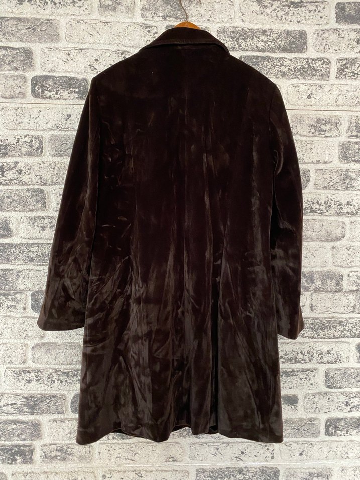 Vintage kadife palto l-xl en54 boy93 - Görsel 4