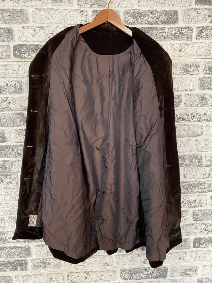 Vintage kadife palto l-xl en54 boy93 - Görsel 5