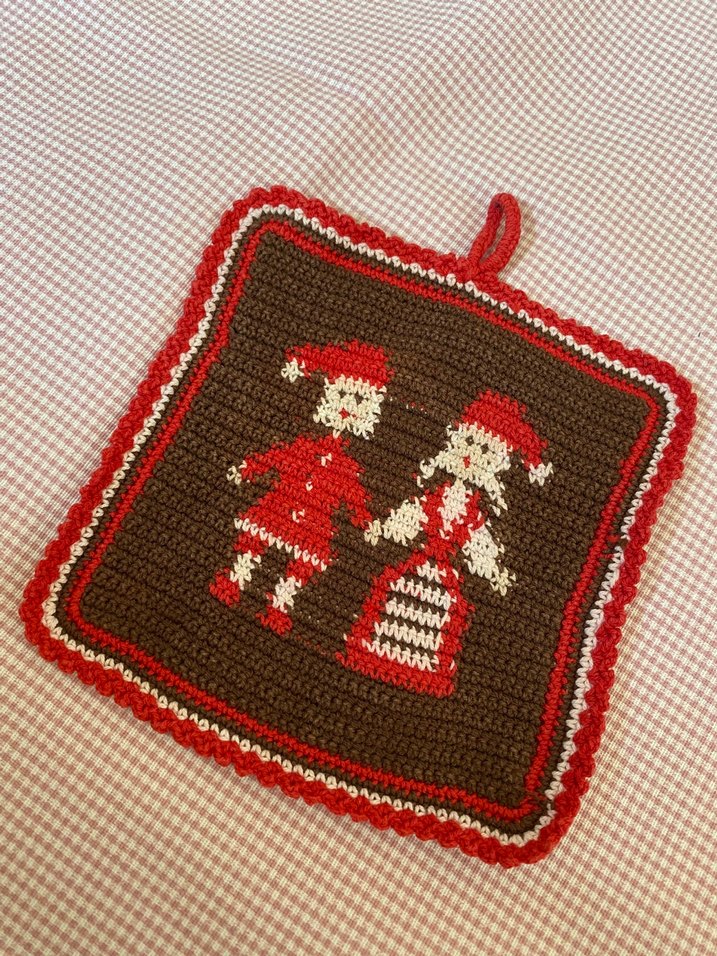 Vintage firin tutacak 15*15 - Görsel 2