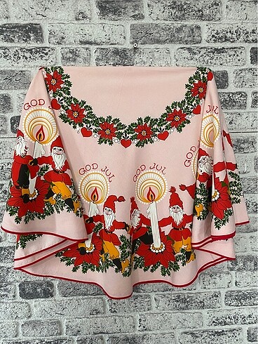 Vintage yuvarlak masa ortusu 160 cm #yeniyıl #yılbaşı