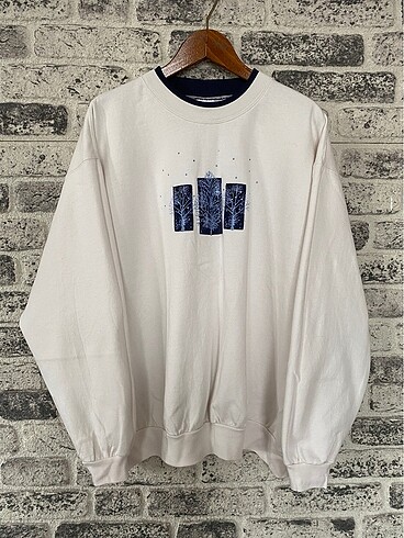 Vintage sweatshirt kadin 2xl-3xl beden