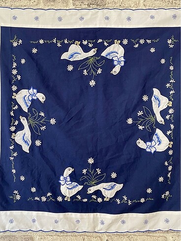 Beden çeşitli Renk Nakisli vintage ortu 83*83