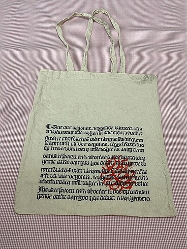 American Vintage Bez çanta #bezçanta