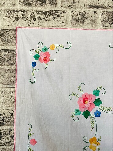 American Vintage Vintage işleme örtü 80*80