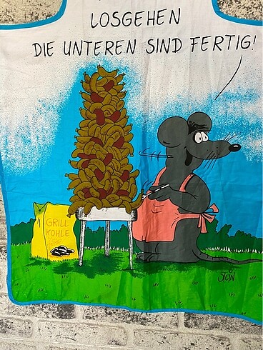 Beden Vintage unisex önlük