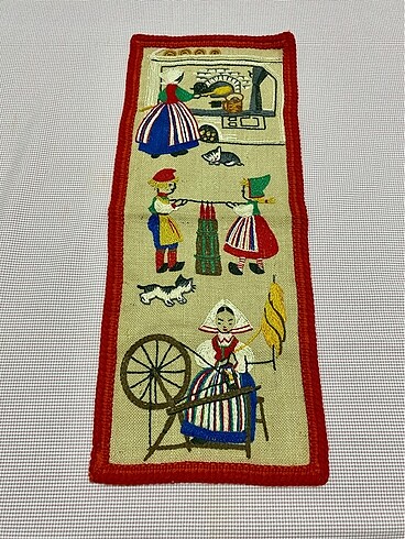 American Vintage Vintage isleme duvar dekoru