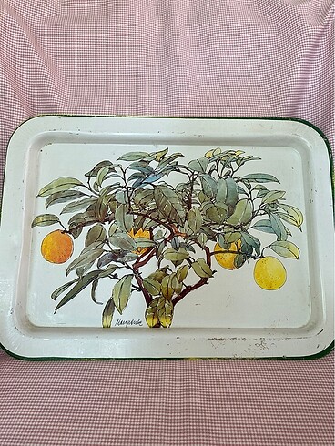 Vintage emaye tepsi 30*45 #vintagetepsi