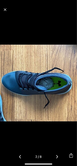 40 Beden Under Armour Gri Spor Ayakkabı