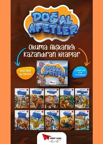 Doğal Afetler Kitap Seti - 64 Sayfa