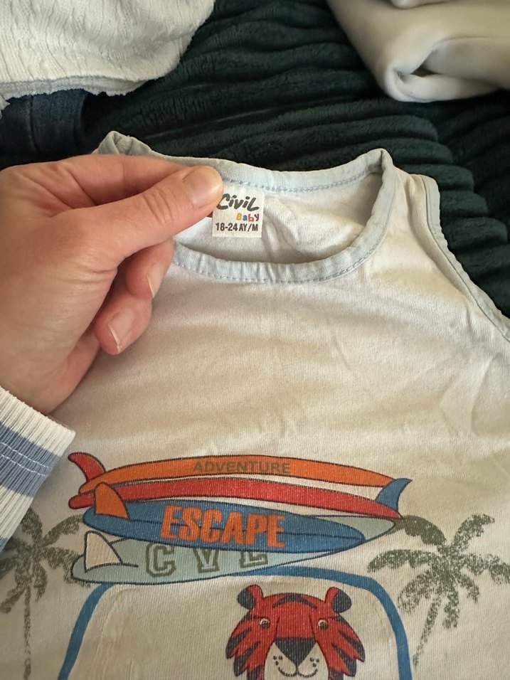 Erkek Bebek Tişört - Görsel 2