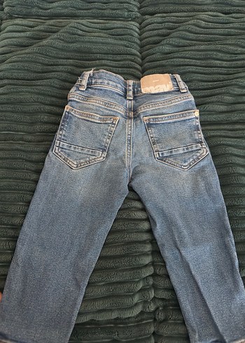 Erkek Çocuk Mavi Denim Kemerli Pantolon - Görsel 2