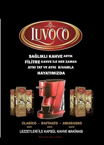 Kırmızı Kahve Makinesi - Görsel 2