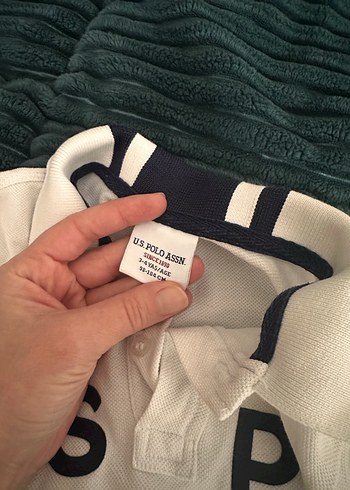 Beyaz Erkek Çocuk Kısa Kollu Polo Tişört - Görsel 4