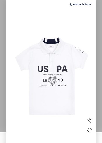 Beyaz Erkek Çocuk Kısa Kollu Polo Tişört - Görsel 8
