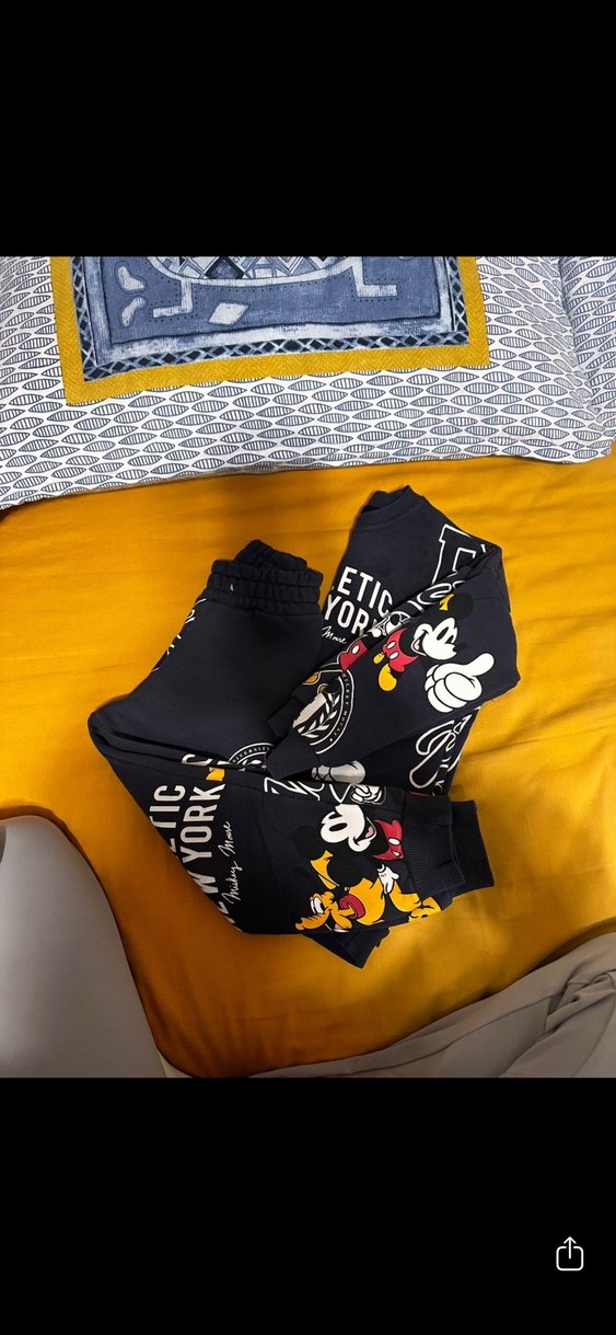 Çocuk Mickey Baskılı Rahat Esofman Takımı - Görsel 3