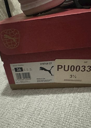 Siyah Puma Elastik Bağcıklı Spor Ayakkabı - Görsel 2