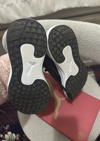 Siyah Puma Elastik Bağcıklı Spor Ayakkabı - Görsel 6