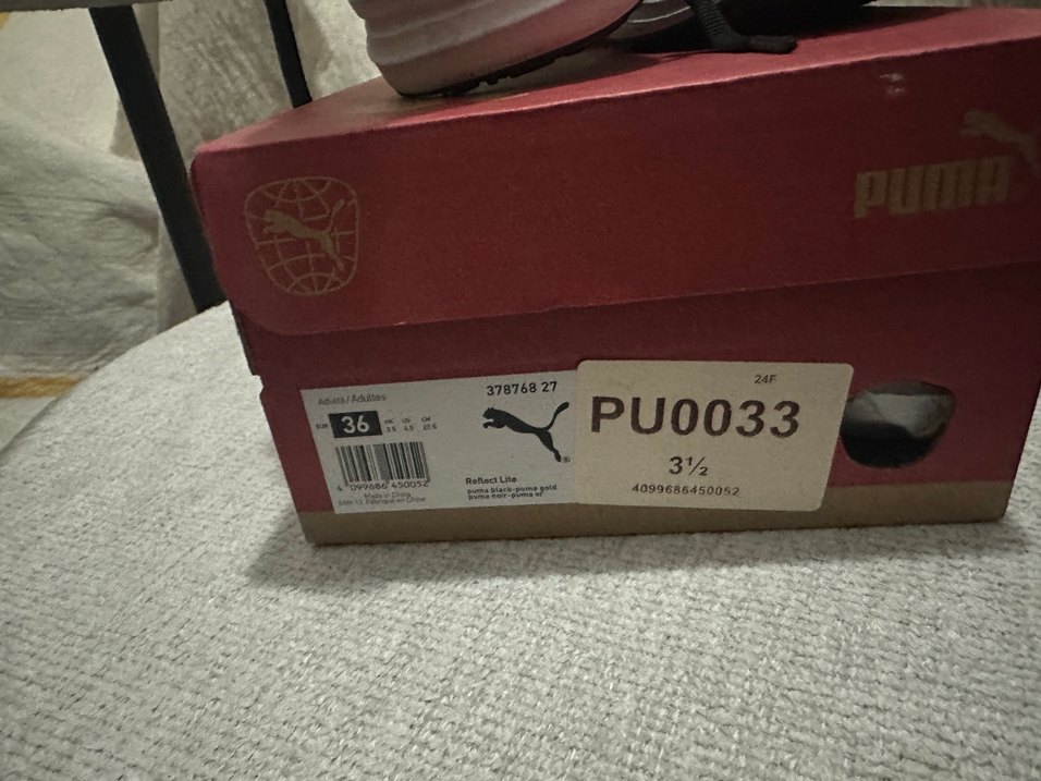 Siyah Puma Elastik Bağcıklı Spor Ayakkabı - Görsel 2