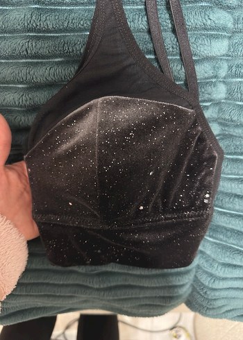 Penti Siyah Gotik Parlak Büstiyer - Görsel 3