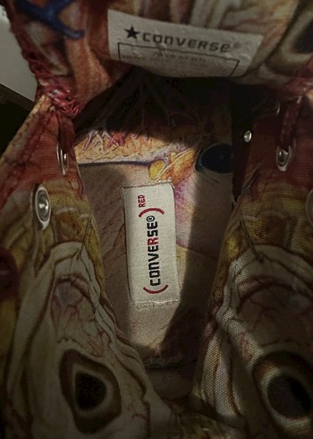 Kristal tabanlı Deri Converse - Görsel 6