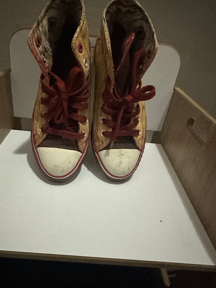 Kristal tabanlı Deri Converse - Görsel 4