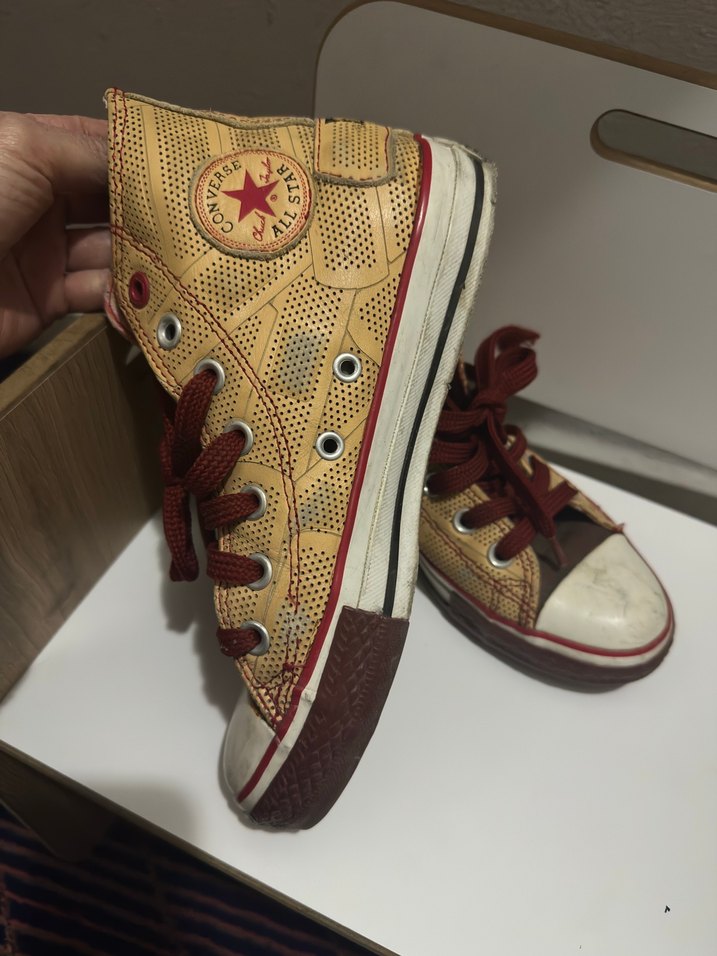 Kristal tabanlı Deri Converse - Görsel 2