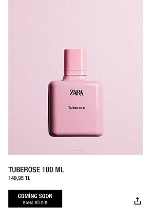 Zara Tuberose Parfüm 