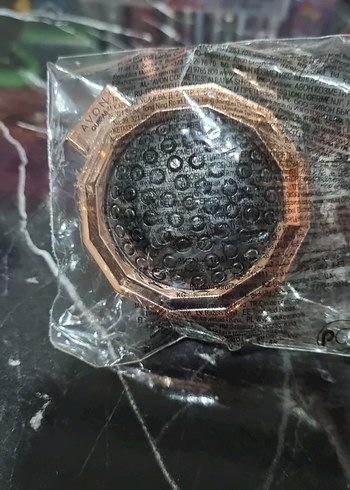 Altın Renk Parlak Erkek Rozeti cep aynası - Görsel 2