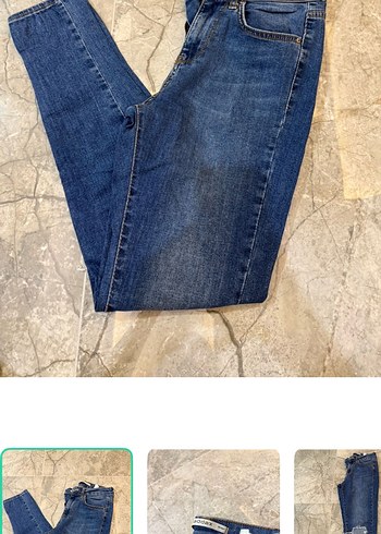 Addax Koyu Mavi Denim Jean
