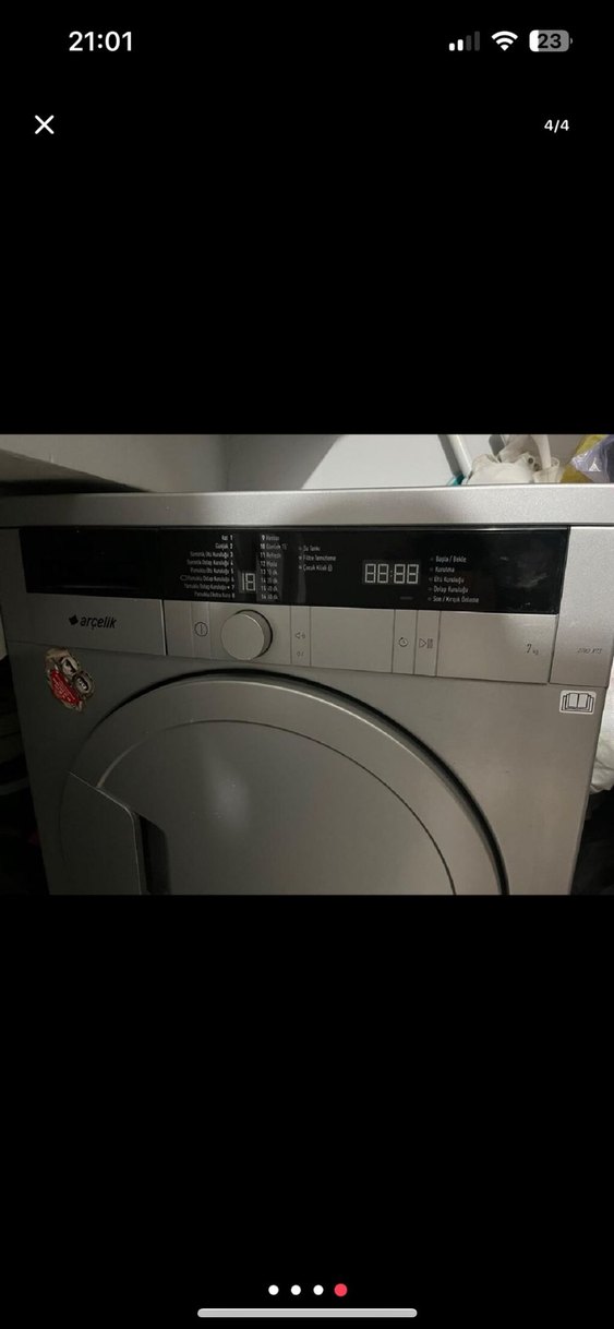 Arçelik Gri Kurutma Makinesi 7 kg - Görsel 4