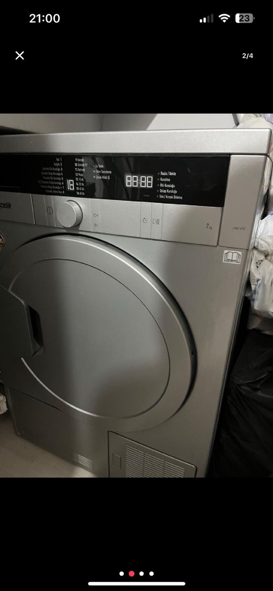 Arçelik Gri Kurutma Makinesi 7 kg - Görsel 2