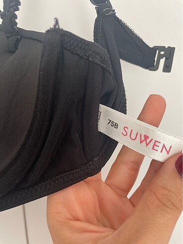 xs Beden siyah Renk Bikini üstü