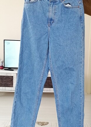 Yüksek bel mom jeans