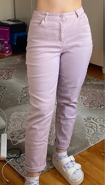 40 Beden mor Renk LCW jean