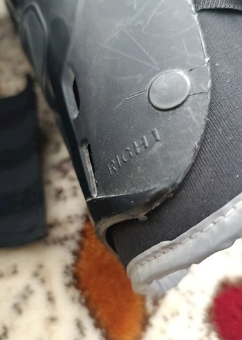 Siyah Biker Lastik Motosiklet Dizliği - Görsel 2