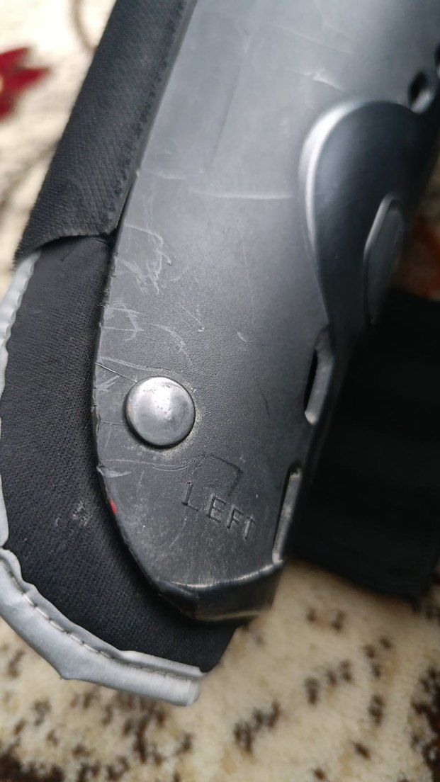 Siyah Biker Lastik Motosiklet Dizliği - Görsel 3