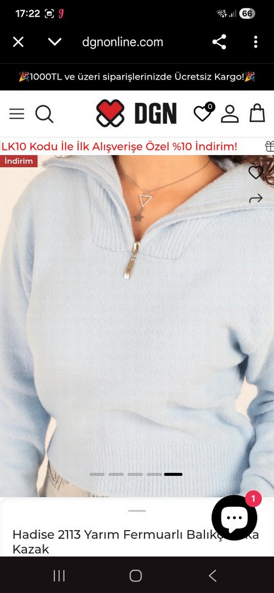 Kadın balıkçı yaka kazak - Görsel 3