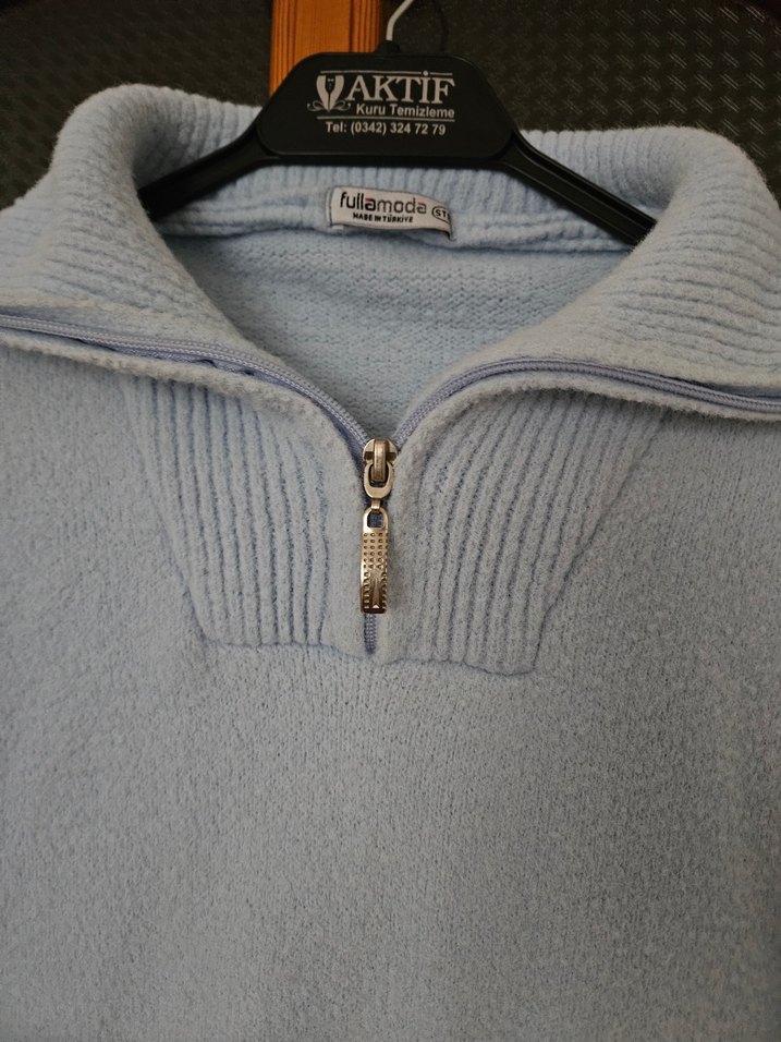 Kadın balıkçı yaka kazak - Görsel 4