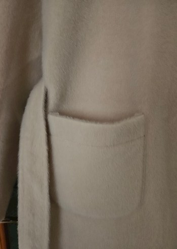 Kadın krem kaban - Görsel 3