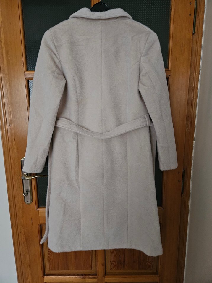 Kadın krem kaban - Görsel 4