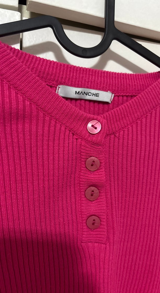 Manche Pembe triko Takım - Görsel 4