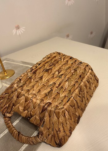 Kahverengi Hasır Sepet - Görsel 4