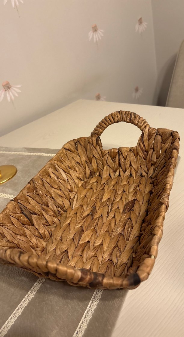 Kahverengi Hasır Sepet - Görsel 3