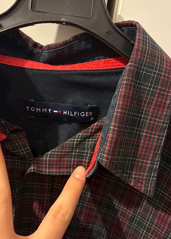 Bordo Düğmeli Uzun Kollu Erkek Gömlek - Görsel 2